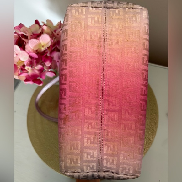 Authentic Fendi Pink and Lilac Ombre Tote Shoulder Bag - Picture 7 of 14